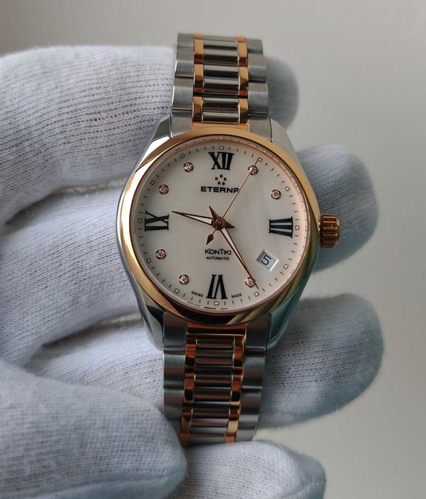 Жіночий годинник Eterna KonTiki Automatic 1260.53.66.1732 Swis Diamond