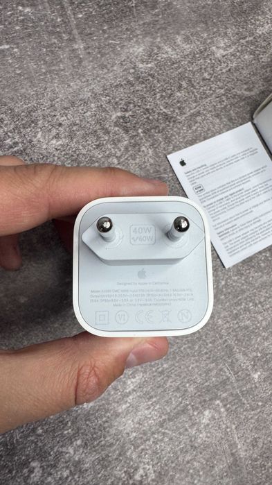 Мережевий зарядний пристрій Apple 40W Dynamic Power Adapter with 60W Max Адаптер