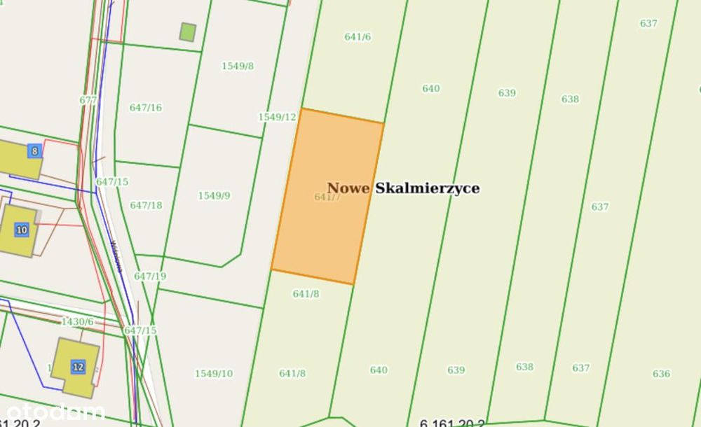 Działki z wydanymi warunkami zabudowy Skalmierzyce
