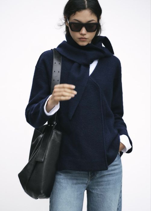 Кардиган з лани вовна zara