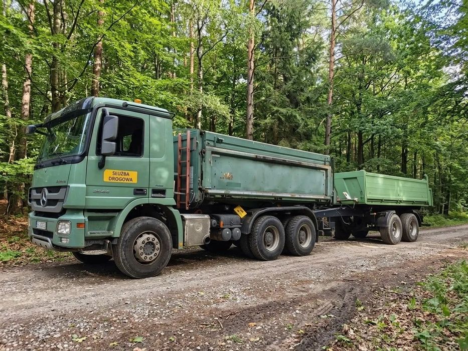 Mercedes-Benz Actros  Mercedes Actros 2646 6x4 wywrotka + przyczepa Meiller zestaw