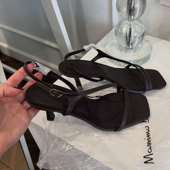 Босоніжки Massimo Dutti шоколад