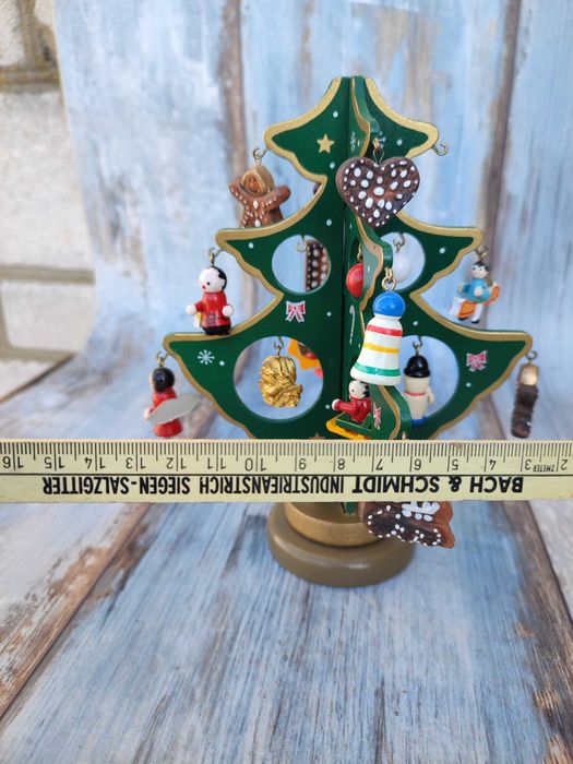 Choinka drewniana - świąteczna - ozdoby - design