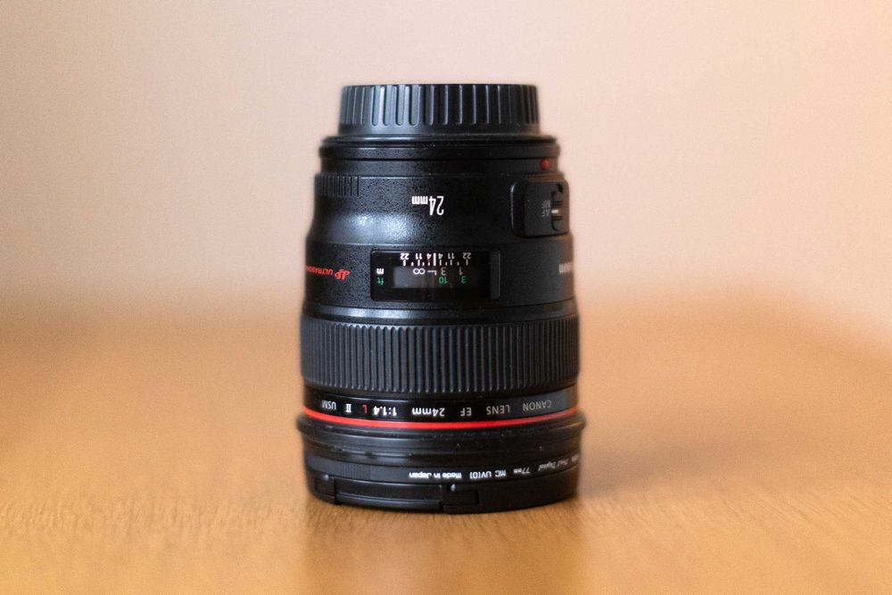 Obiektyw Canon 24mm f/1.4 L II USM
Obiektyw Canon 24mm f/1.4 L II USM