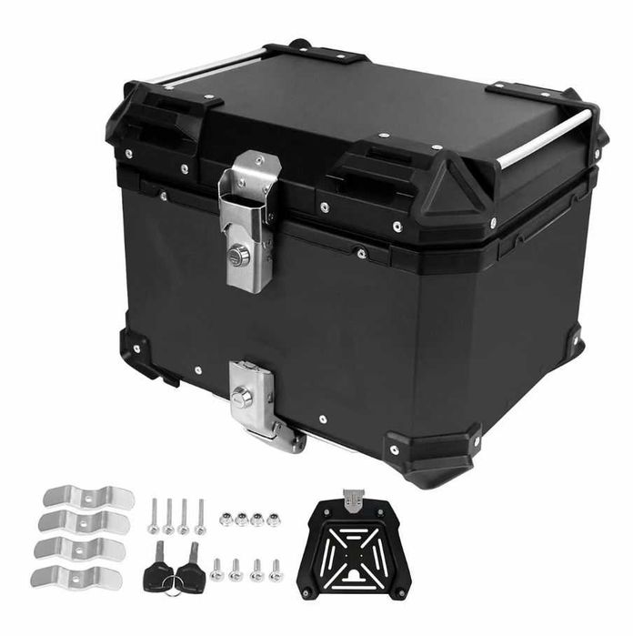 Ящик Adventure 45L центральний кофр на мото Алюміній