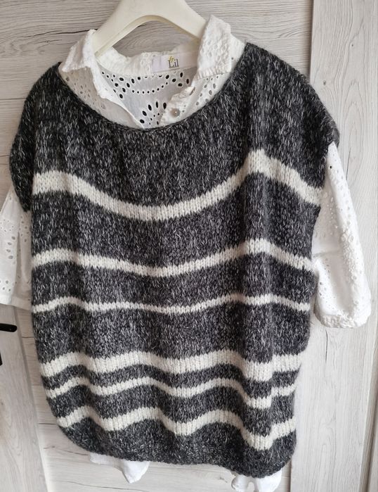 Świetna kamizelka luźna L XL