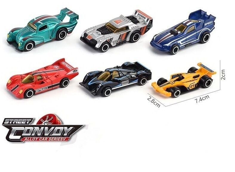 Набор металлических машинок 24-шт по типу Hot Wheels в коробочках.