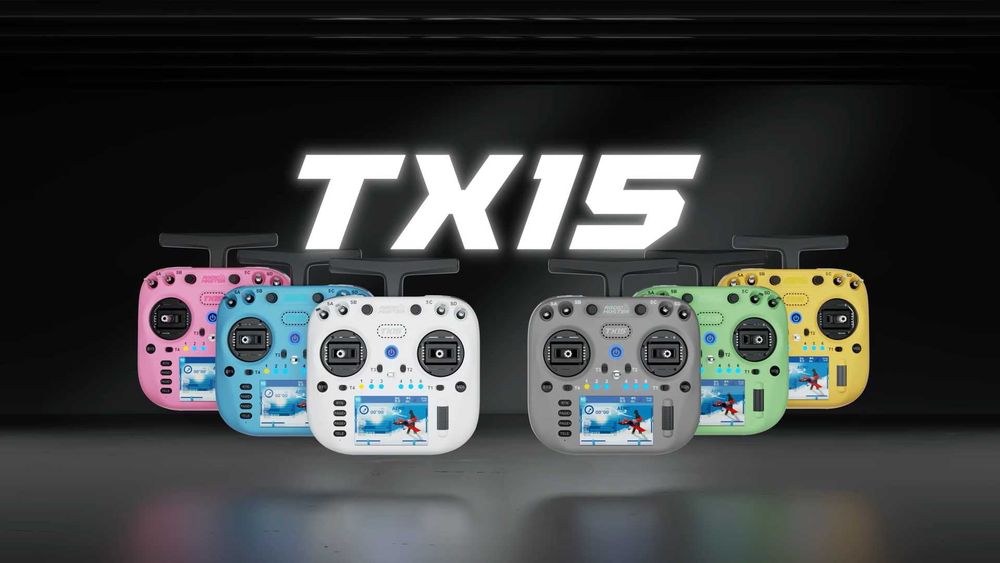 Radiomaster TX15 Сірий ERLS + Кейс фірмовий + 18650 акуми лівий газ