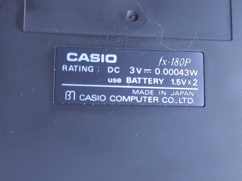 Калькулятор програмний CITIZEN SR-270N / Casio fx-180P 3v