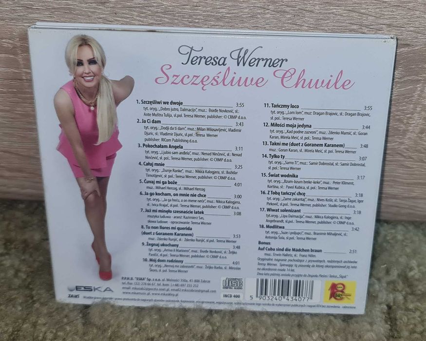 Teresa Werner / SZCZĘŚLIWE Chwile /CD / DB /