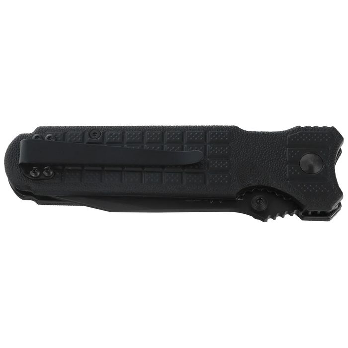 Nóż automatyczny Fox Predator Evolution Black FRN, Black Idroglider Niolox (FX-449 B)