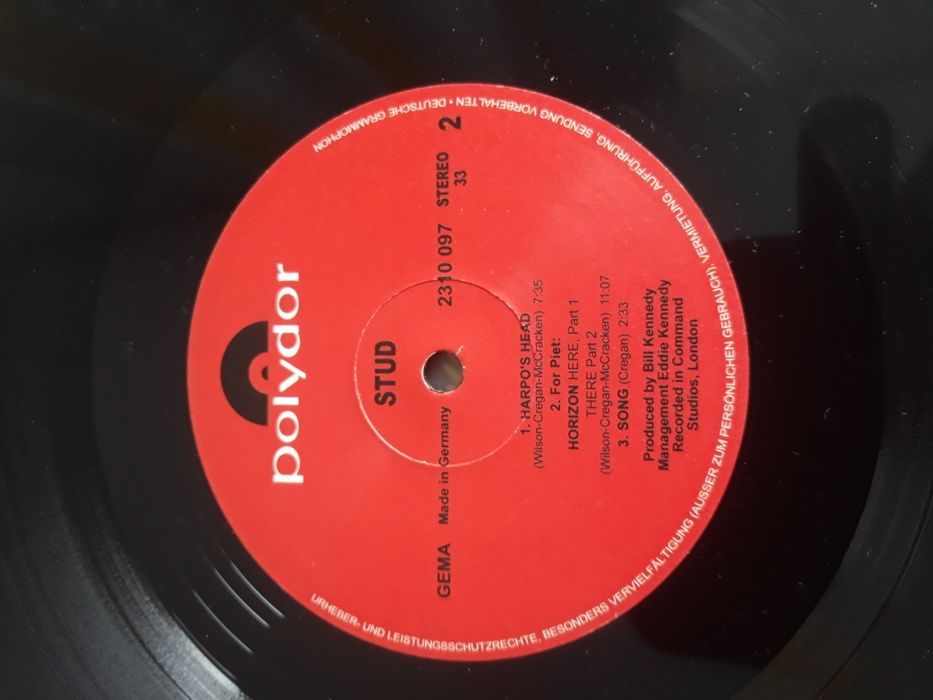 STUD- First German Press Polydor 1971