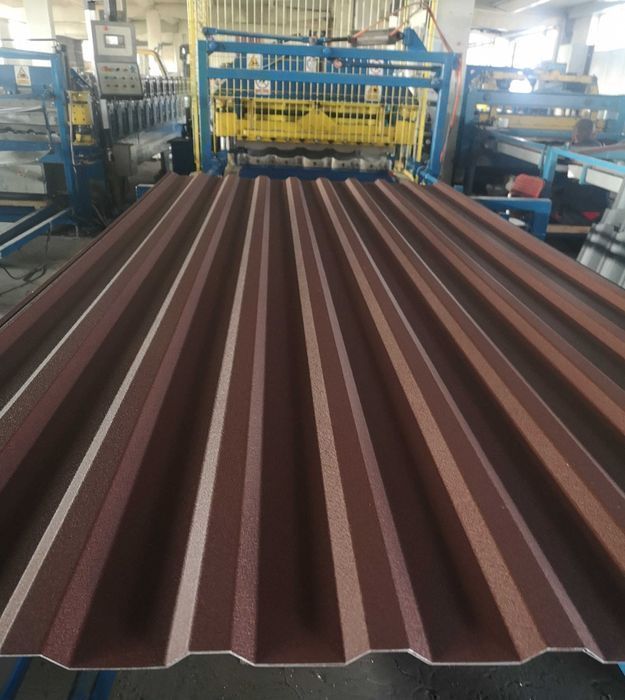 T18 Blacha trapezowa BRĄZOWA RAL 8017 ! NA WYMIAR! PRODUCENT!