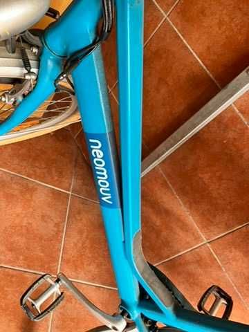 Bicicleta eletrica Neomouv mudanças Shimano partes Tektro urbana 28"