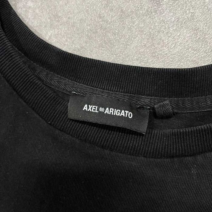 Koszulka Axel Arigato Haft Spellout T-Shirt Trendy Drip Swag Style