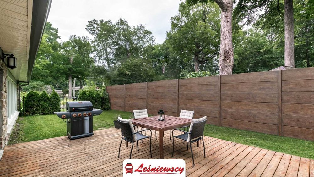 Ogrodzenie betonowe płyty palisadowe deska ogrodzenie posesji DREWBET