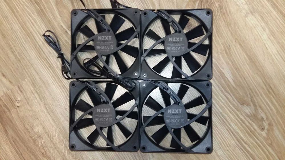 4x Wentylator NZXT 120x120 mm RF-Q12CR-B1