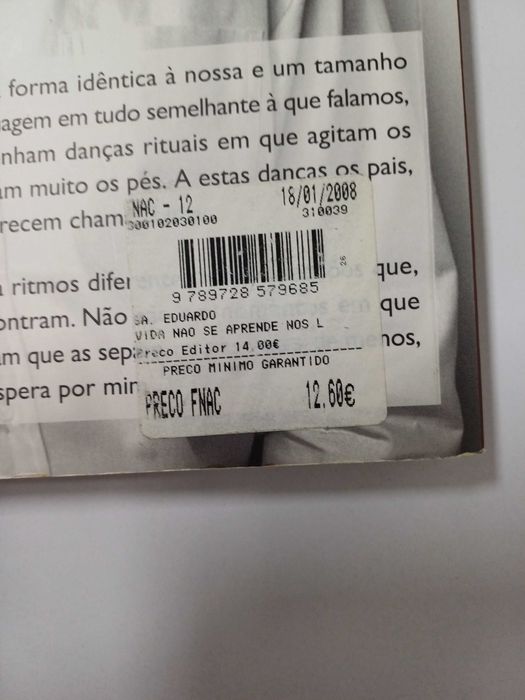 Eduardo Sá - A vida não se aprende nos livros