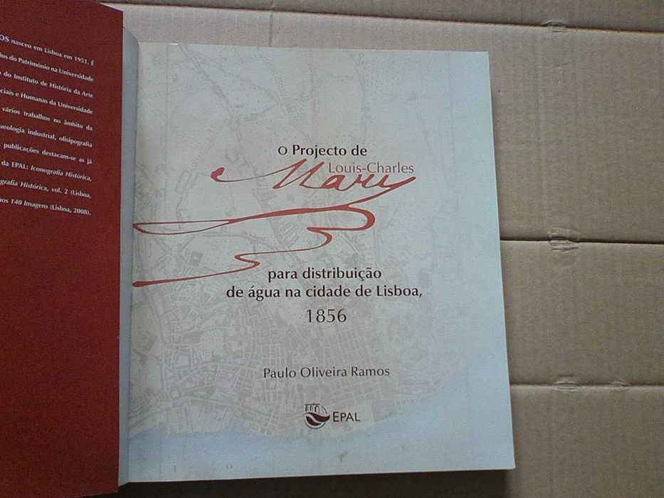 O projecto de Louis-Charles Mary para distribuição de água na cidade de Lisboa