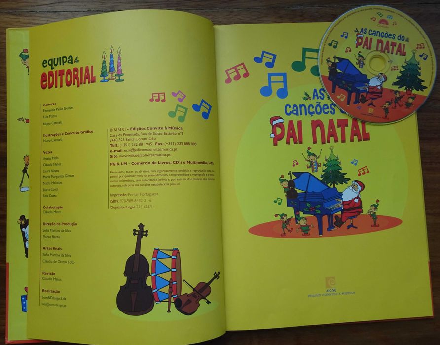 As Canções do Pai Natal (Oferta CD-Áudio e Atividades Divertidas)