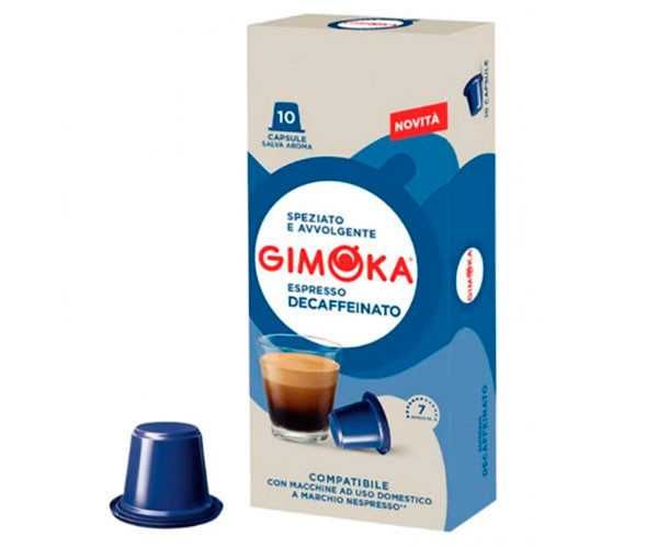 Кофе в капсулах Gimoka Nespresso 10 шт Все Вкусы Джимока Неспрессо