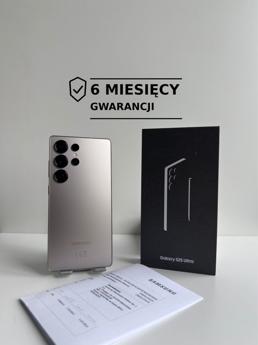Samsung S25 Ultra 256 GB / 6 Miesięcy Gwarancji / Jak Nowy
