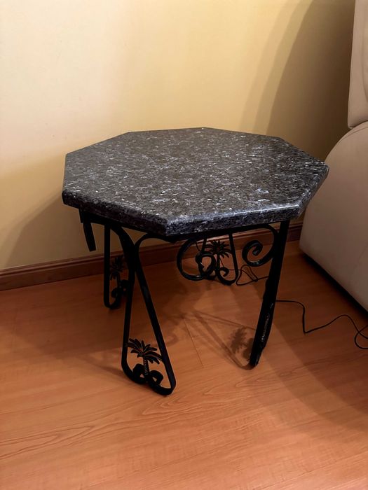 Vintage granite tables. Unique items. Singer table