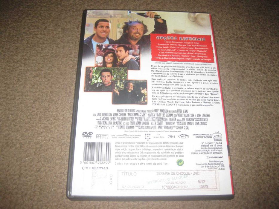 DVD "Terapia de Choque" com Jack Nicholson