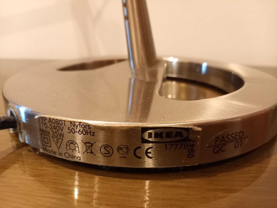 Candeeiro de mesa IKEA Nyfors