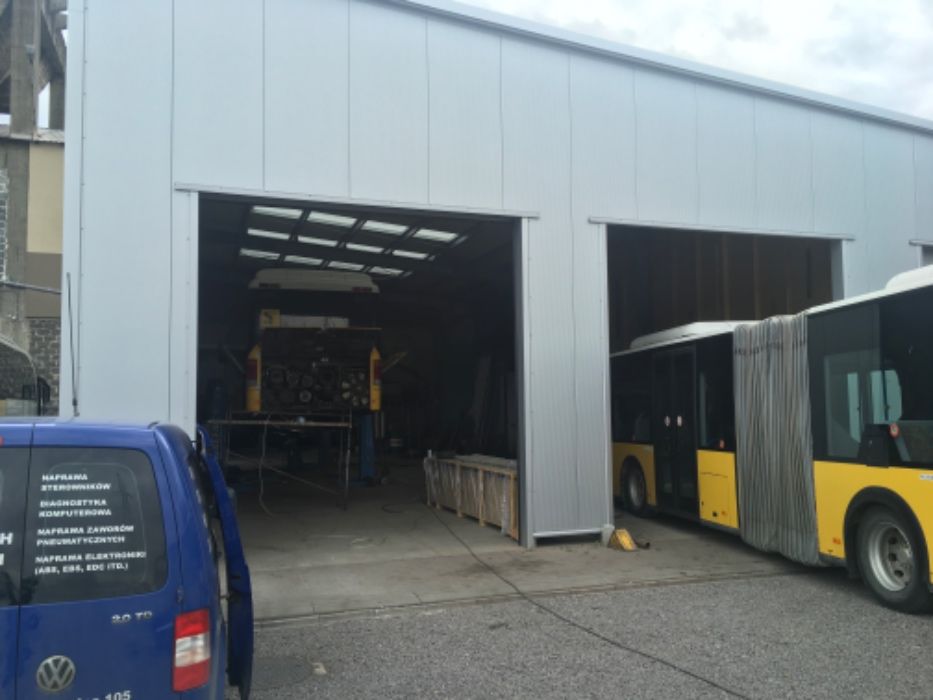 Wynajme halę z kabiną lakierniczą 400m2