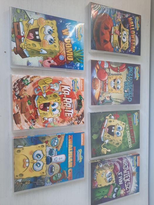 Zestaw 7 filmów Sponge Bob Kanciastoporty DVD