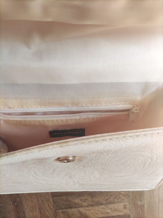 Mala à tiracolo creme Primark