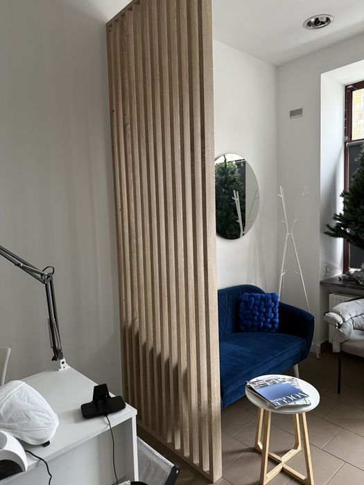 Ścianka z lameli, śćianka drewniana,  gotowy zestaw dąb Sonoma