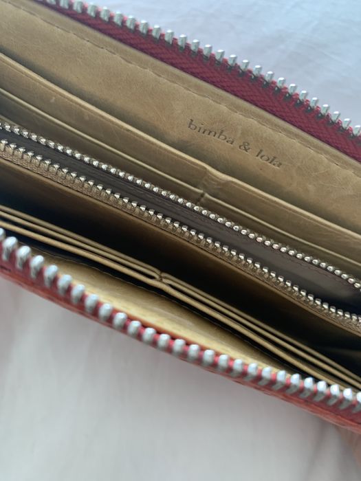 Carteira Bimba e Lola. Cor rosa.