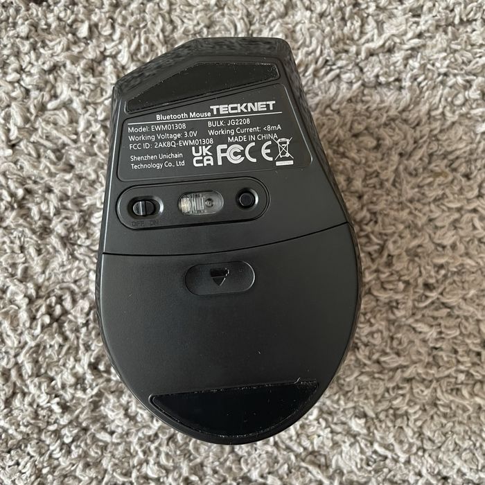 TeckNet Myszka bezprzewodowa sensor optyczny bluetootch czarna (M18)