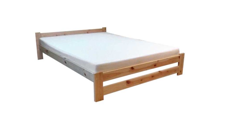 Łóżko sosnowe + Materac zestaw 120x200 140x200 150x200 180x200
