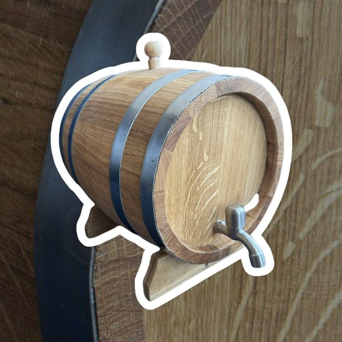 Дубові бочки на віскі,вино,самогон,коньяк на Подарок діжки на соління