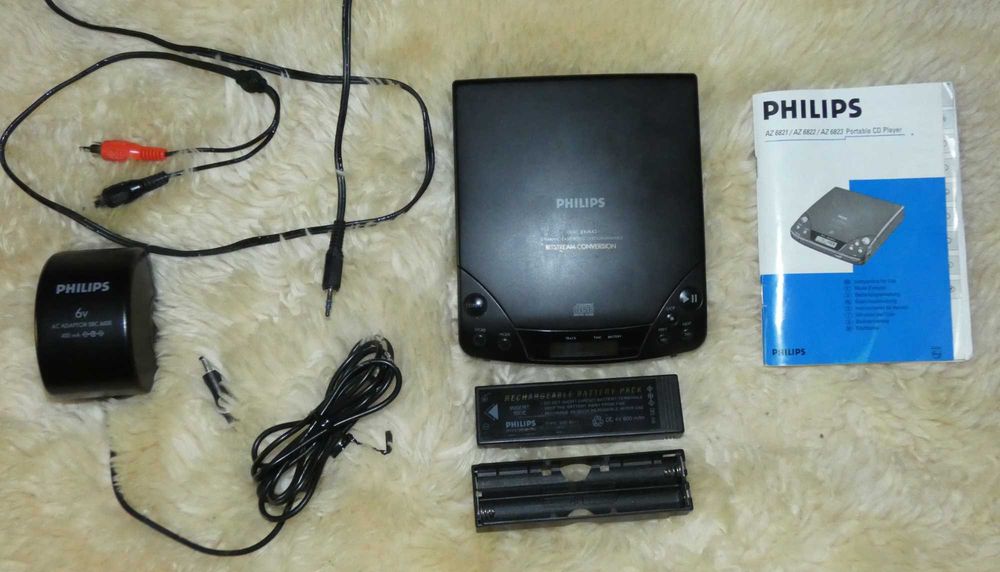 Коллекционный аудиофильский CD-плеер Philips AZ 6821 Dual DAC. Идеал + Комплект