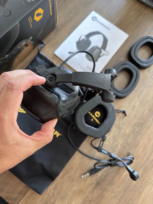 Earmor m33 milpro + Headset mount | airsoft militar