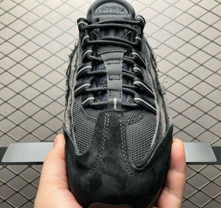 (БЕЗ ПЕРЕДОПЛАТИ)Nike Air Max 95 х CDG найк аір макс 95 чорні