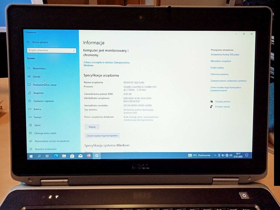 Dell E6430 - i5, 8GB, Intel, Win10, WiFi,