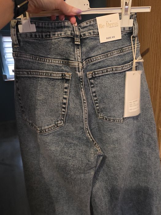 Jeansy damskie balloon fit