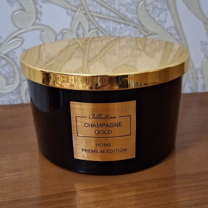 Свічка ароматична Pepco, Champagne Gold