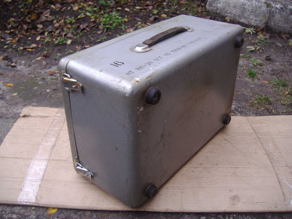 Ящик алюминиевый Кейс (пыле/влаго защищенный) качество СССР 50/34/22см