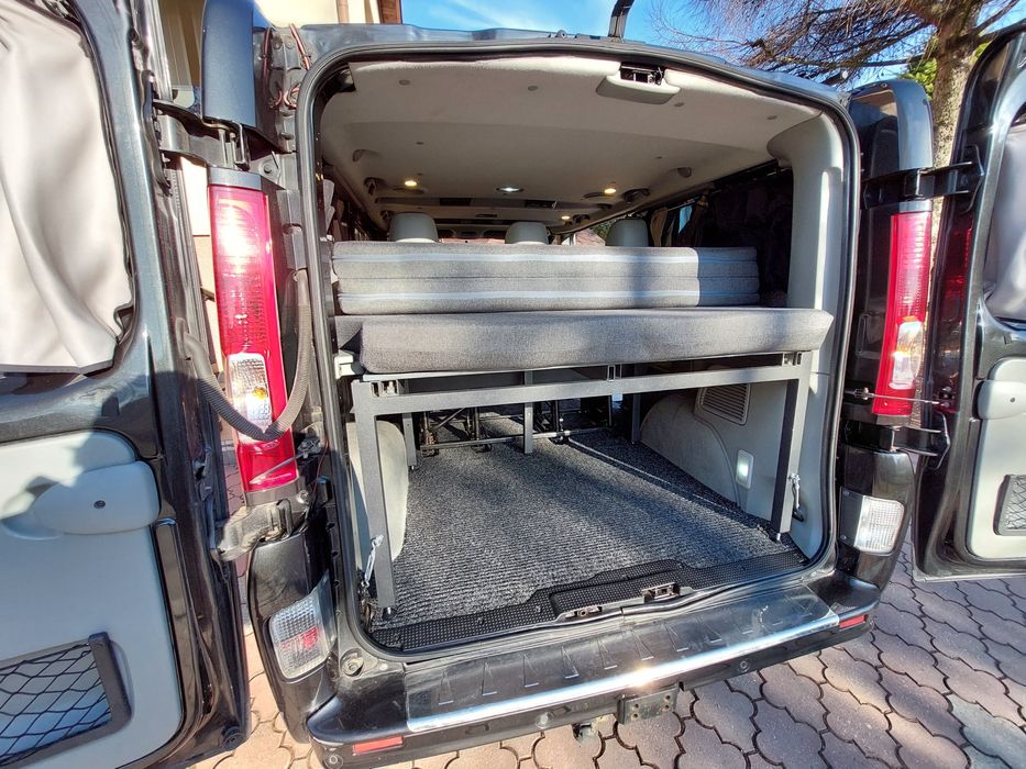 Łóżko Trafic Vivaro Primastar Talento long zabudowa kamper
