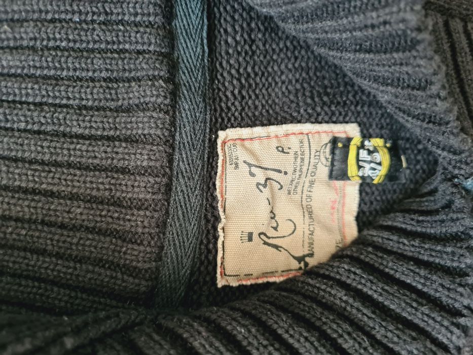 Sweter męski z golfem bawełna r. M basic zima