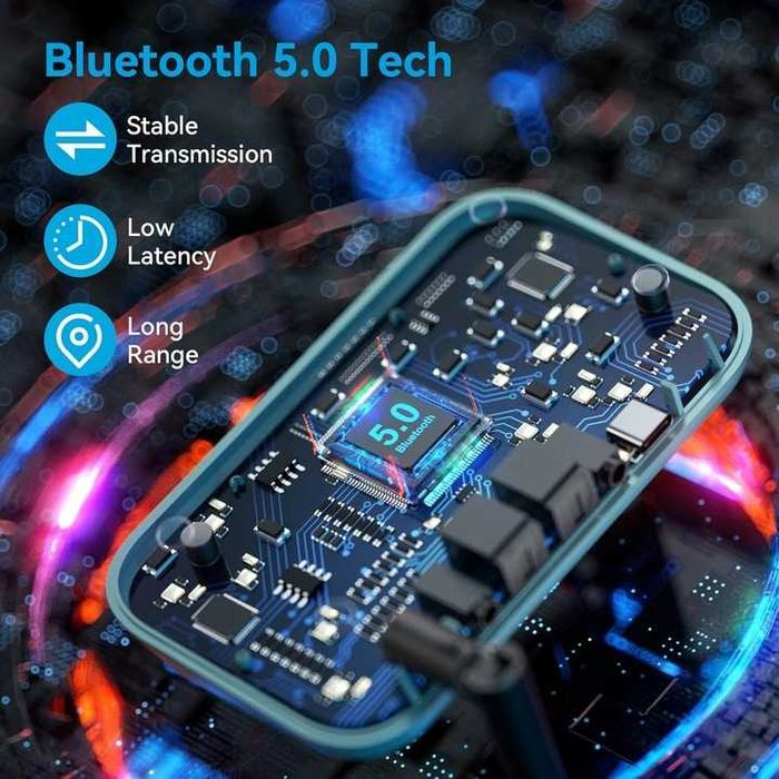 Adapter audio Bluetooth 5.0 SOOMFON Bluetooth nadajnik 3w1 BT17