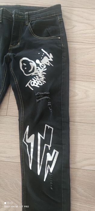 Jeansy chłopiece r. 164