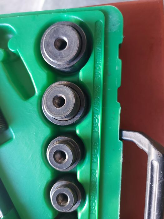 Jogo perfuradores redondos  GREENLEE.