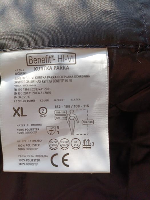 Kurtka robocza parka Benefit XL NOWA